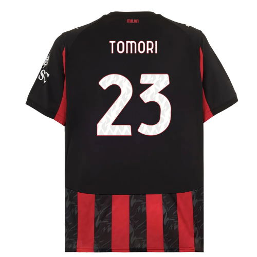 2025-2026 AC Milan Home Shirt (Tomori 23)