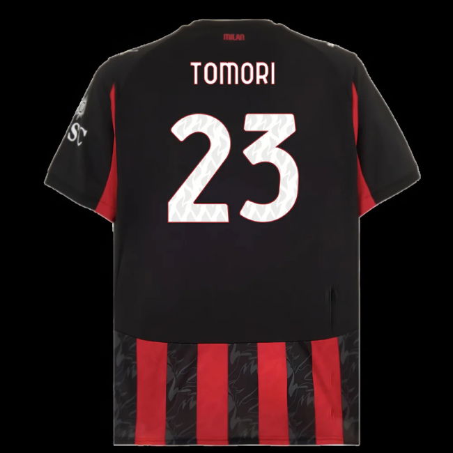 2025-2026 AC Milan Home Shirt (Tomori 23)