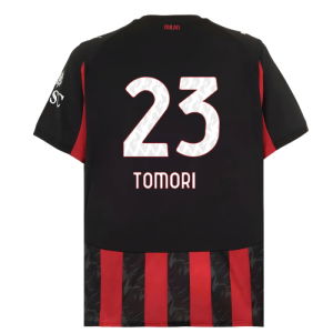 2025-2026 AC Milan Home Shirt (Tomori 23)