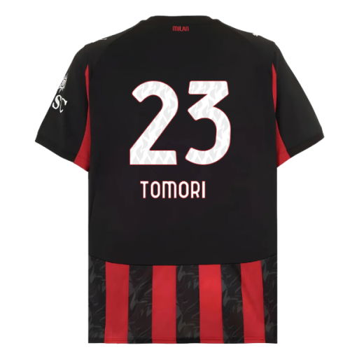 2025-2026 AC Milan Home Shirt (Tomori 23)