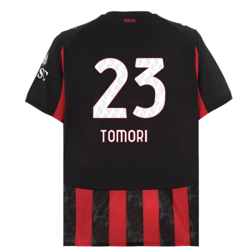 2025-2026 AC Milan Home Shirt (Tomori 23)