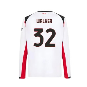 2025-2026 AC Milan Long Sleeve Away Shirt (Walker 32)
