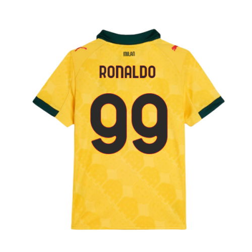 2025-2026 AC Milan Third Shirt (Kids) (Ronaldo 99)