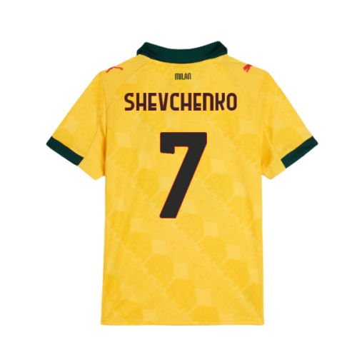 2025-2026 AC Milan Third Shirt (Kids) (Shevchenko 7)