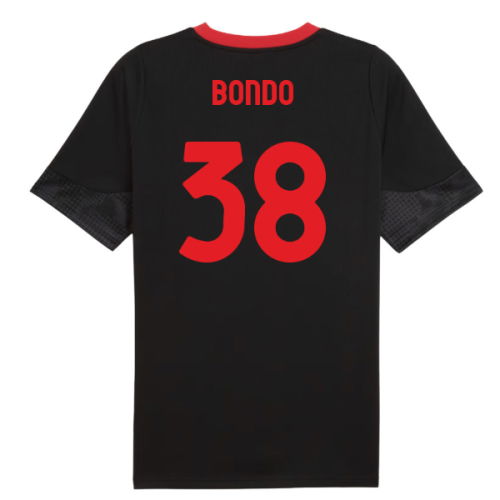 2025-2026 AC Milan Training Jersey (Black) (Bondo 38)