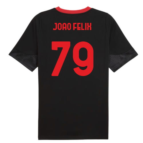 2025-2026 AC Milan Training Jersey (Black) (Joao Felix 79)