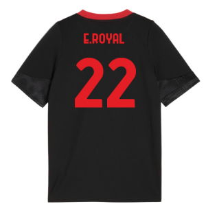 2025-2026 AC Milan Training Jersey (Black) - Kids (E.Royal 22)