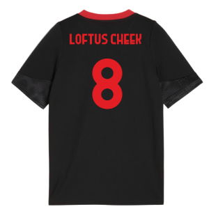 2025-2026 AC Milan Training Jersey (Black) - Kids (Loftus Cheek 8)
