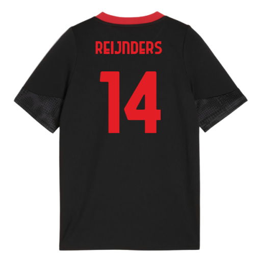 2025-2026 AC Milan Training Jersey (Black) - Kids (Reijnders 14)
