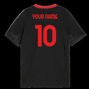 2025-2026 AC Milan Training Jersey (Black) - Kids