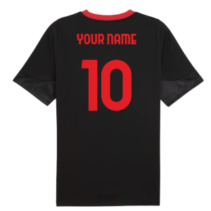 2025-2026 AC Milan Training Jersey (Black)