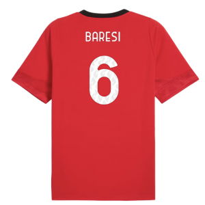 2025-2026 AC Milan Training Jersey (Red) (Baresi 6)