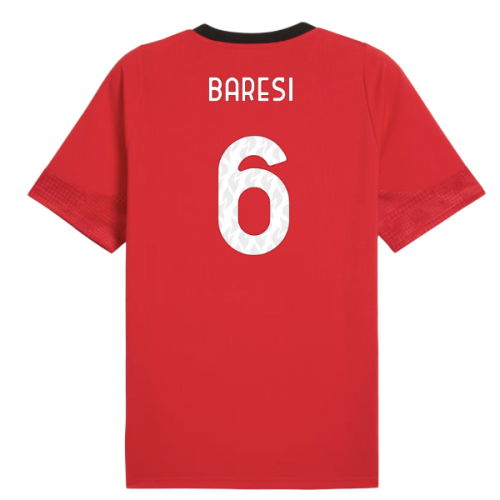 2025-2026 AC Milan Training Jersey (Red) (Baresi 6)