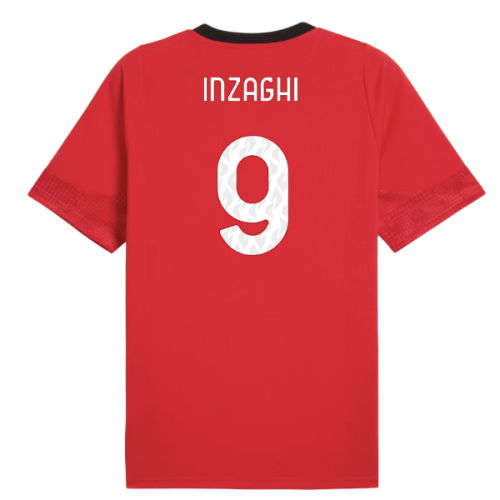 2025-2026 AC Milan Training Jersey (Red) (Inzaghi 9)