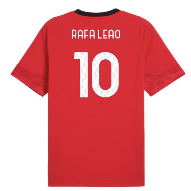 2025-2026 AC Milan Training Jersey (Red) (Rafa Leao 10)