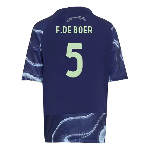 2025-2026 Ajax Away Mini Kit (F.De Boer 5)