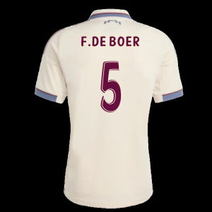 2025-2026 Ajax Third Shirt (F.De Boer 5)