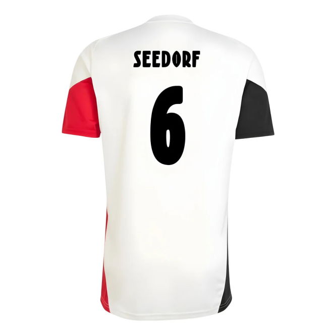 2025-2026 Ajax Training Shirt (White) (Seedorf 6)