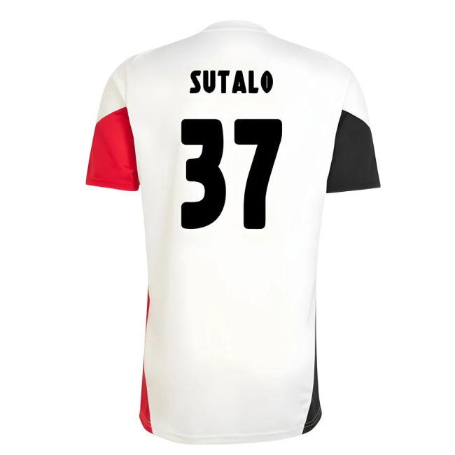 2025-2026 Ajax Training Shirt (White) (Sutalo 37)