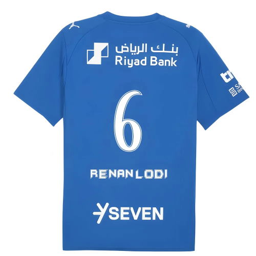 2025-2026 Al Hilal Home Shirt (Renan Lodi 6)