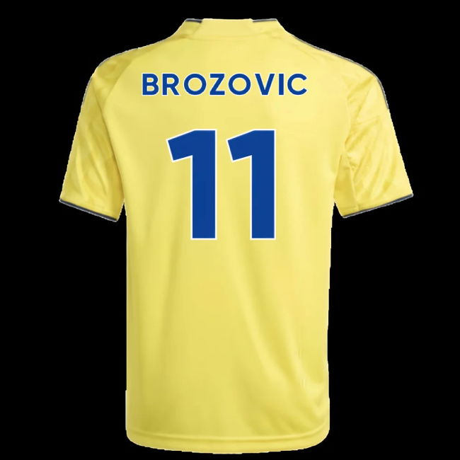 2025-2026 Al Nassr Home Shirt (Kids) (Brozovic 11)