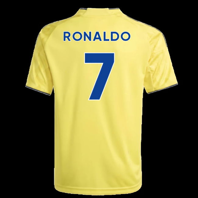 2025-2026 Al Nassr Home Shirt (Kids) (Ronaldo 7)