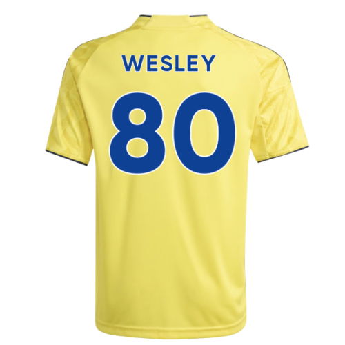 2025-2026 Al Nassr Home Shirt (Kids) (Wesley 80)