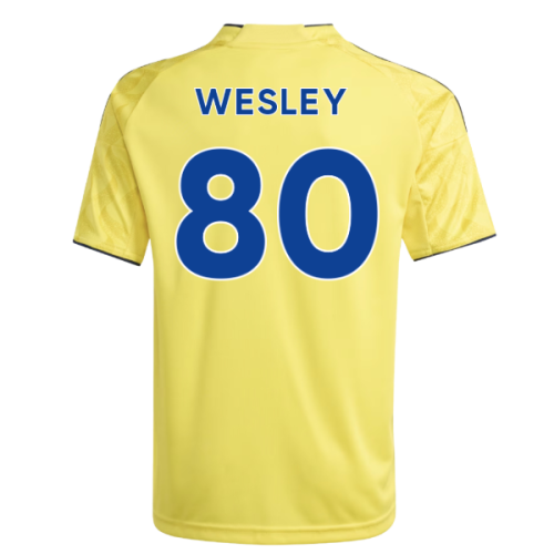 2025-2026 Al Nassr Home Shirt (Kids) (Wesley 80)