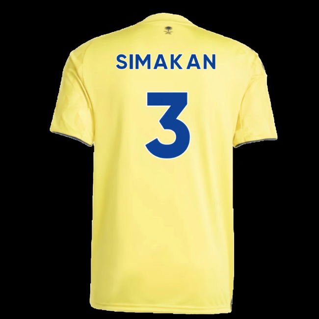 2025-2026 Al Nassr Home Shirt (Simakan 3)