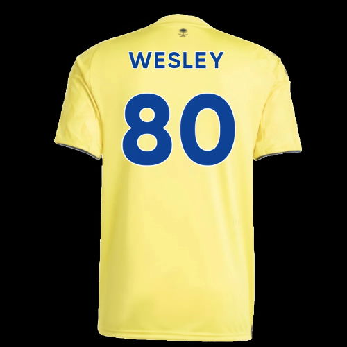 2025-2026 Al Nassr Home Shirt (Wesley 80)