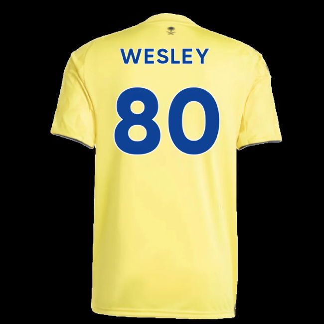 2025-2026 Al Nassr Home Shirt (Wesley 80)