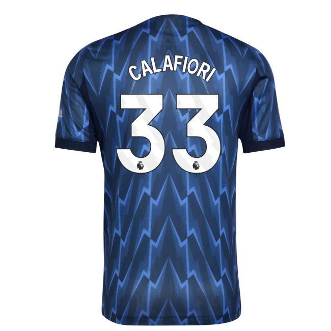 2025-2026 Arsenal Authentic Away Shirt (Calafiori 33)