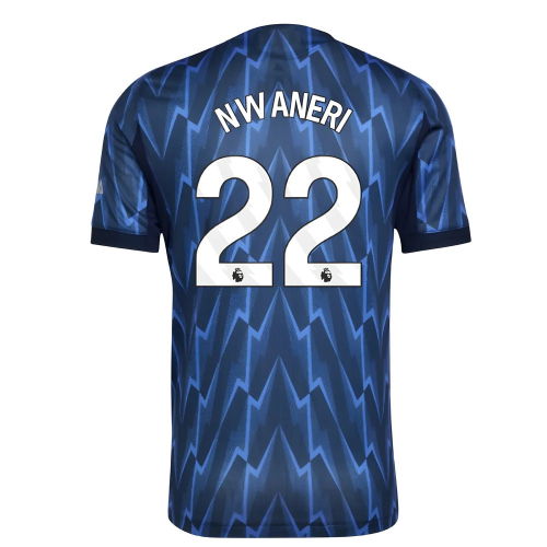 2025-2026 Arsenal Authentic Away Shirt (Nwaneri 22)