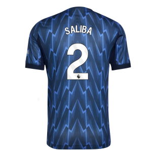 2025-2026 Arsenal Authentic Away Shirt (Saliba 2)