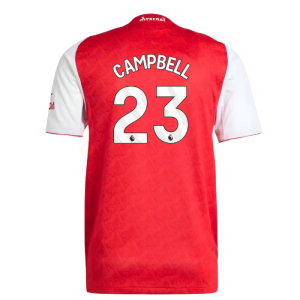 2025-2026 Arsenal Authentic Home Shirt (Campbell 23)
