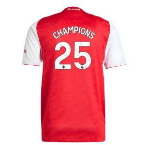 2025-2026 Arsenal Authentic Home Shirt (Champions 25)