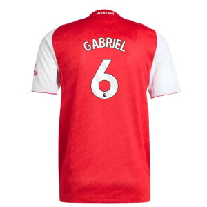 2025-2026 Arsenal Authentic Home Shirt (Gabriel 6)