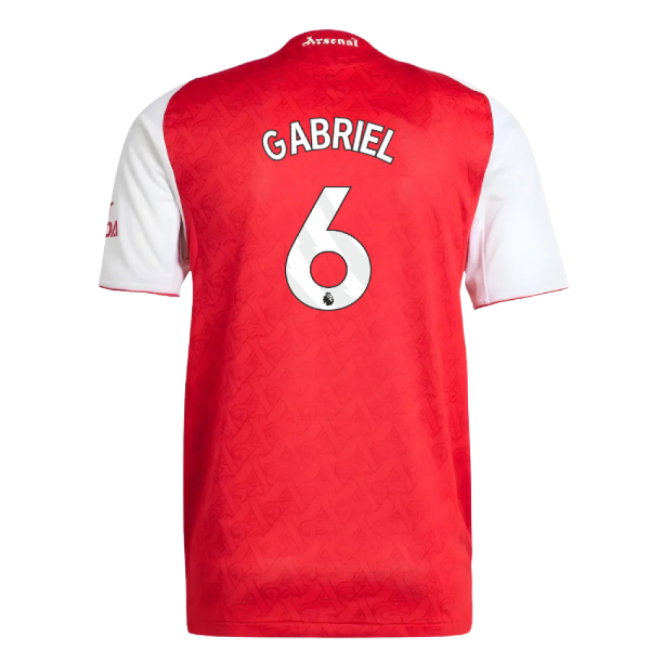 2025-2026 Arsenal Authentic Home Shirt (Gabriel 6)