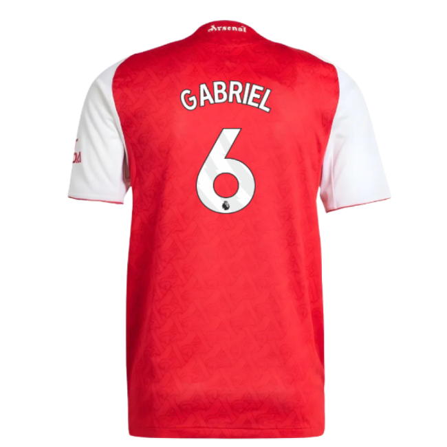 2025-2026 Arsenal Authentic Home Shirt (Gabriel 6)