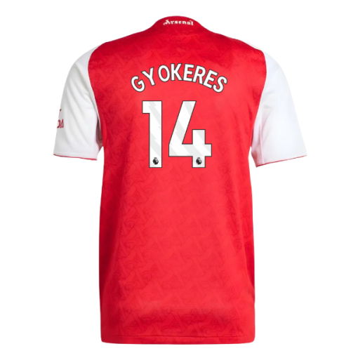 2025-2026 Arsenal Authentic Home Shirt (Gyokeres 14)