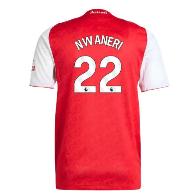 2025-2026 Arsenal Authentic Home Shirt (Nwaneri 22)