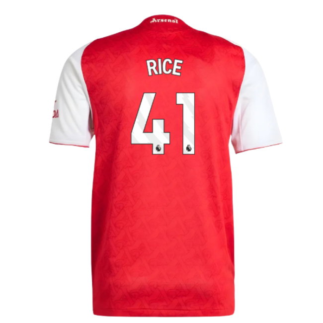 2025-2026 Arsenal Authentic Home Shirt (Rice 41)