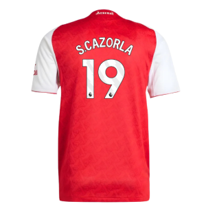 2025-2026 Arsenal Authentic Home Shirt (S.Cazorla 19)