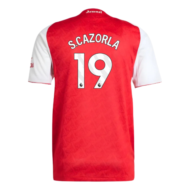 2025-2026 Arsenal Authentic Home Shirt (S.Cazorla 19)