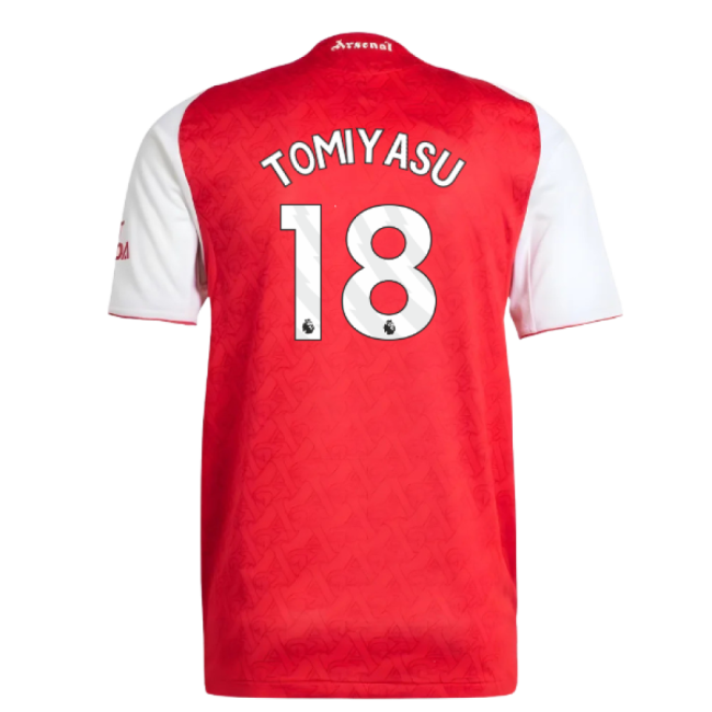 2025-2026 Arsenal Authentic Home Shirt (Tomiyasu 18)