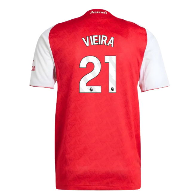 2025-2026 Arsenal Authentic Home Shirt (Vieira 21)