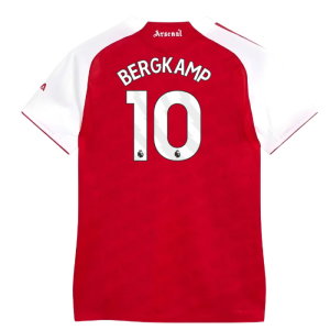 2025-2026 Arsenal Authentic Home Shirt (Womens) (Bergkamp 10)