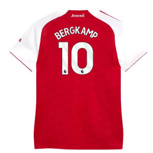 2025-2026 Arsenal Authentic Home Shirt (Womens) (Bergkamp 10)