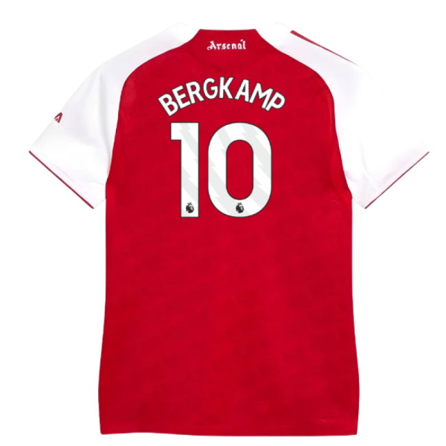 2025-2026 Arsenal Authentic Home Shirt (Womens) (Bergkamp 10)