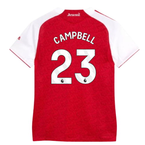 2025-2026 Arsenal Authentic Home Shirt (Womens) (Campbell 23)
